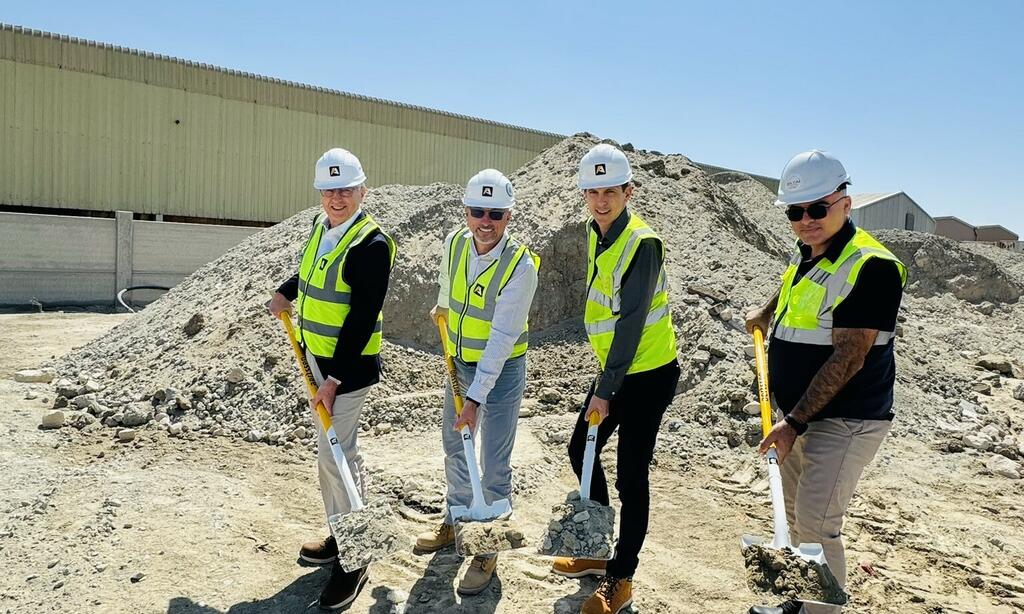 AMS groundbreaking warehouse 2